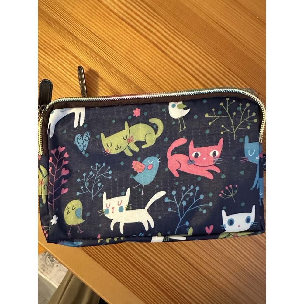 Kawaii Anime Whimsical Cats Makeup Pencil Phone Change Purse